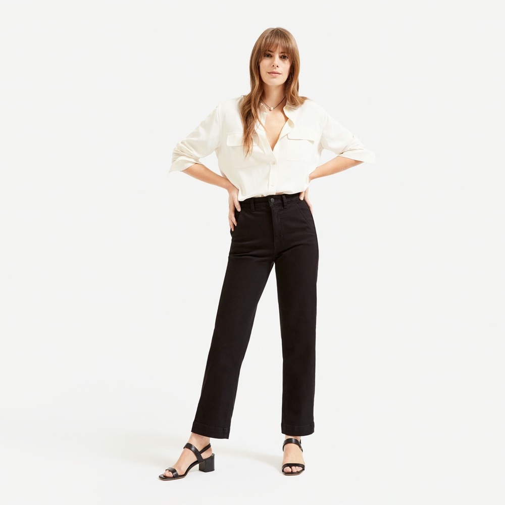 Everlane The Straight-Leg Pant Long
